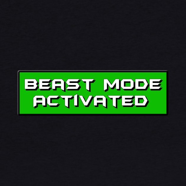 Unleash Your Inner Beast with "Beast Mode Activated" T-Shirt by Struggleville